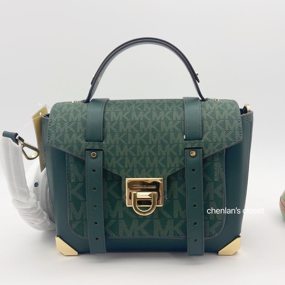 🍀NeW! Michael Kors Manhattan MD Satchel - Picture 4 of 8